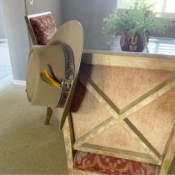 Vintage Stetson Revenger Western Hat -  4X Beaver - Color Acorn - 7-3/8 Large - Picture 7 of 12